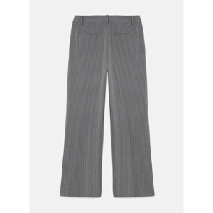 Mint Velvet Grey Pinstripe Wide Trousers
